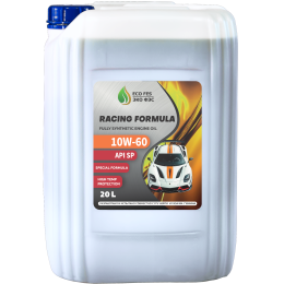 Моторное масло для спортивных автомобилей ECO FES Racing Formula 10W-60 | Канистра 20 л