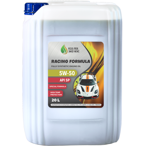 Моторное масло для спортивных автомобилей ECO FES Racing Formula 5W-50 | Канистра 20 л