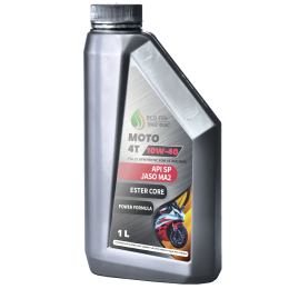 Синтетическое моторное масло для мотоциклов 4Т Moto 10W-40 SN | Канистра 1 л