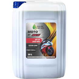 Синтетическое моторное масло для мотоциклов 4Т Moto 10W-40 SN | Канистра 20 л