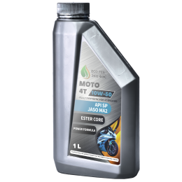 Синтетическое моторное масло для мотоциклов 4Т Moto 10W-50 SN | Канистра 1 л