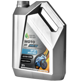 Синтетическое моторное масло для мотоциклов 4Т Moto 10W-50 SN | Канистра 4 л